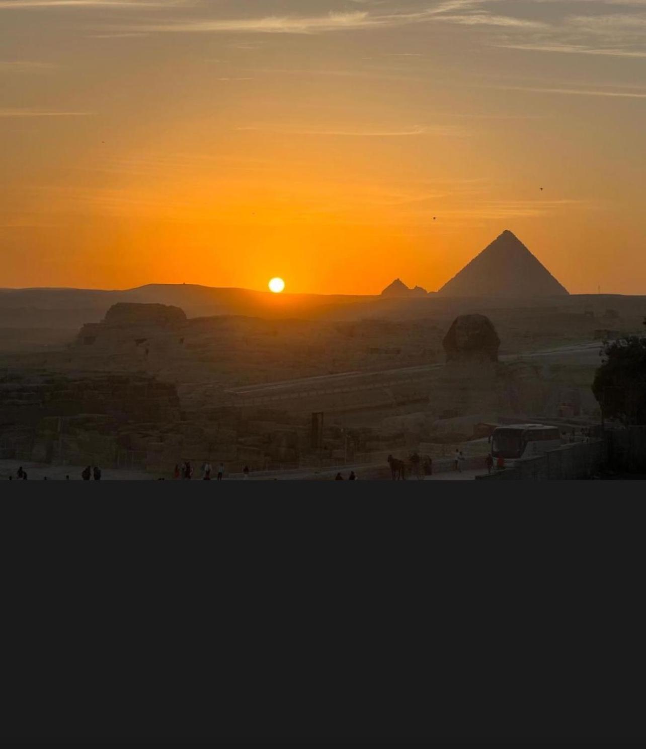 Отель Great Scarab Pyramids View Kafrat al Jabal Экстерьер фото